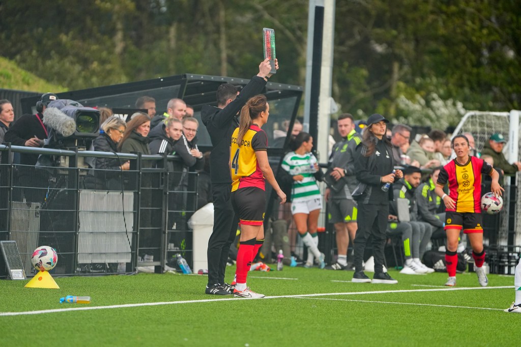 "I'm back": McCulloch steps back onto the pitch.