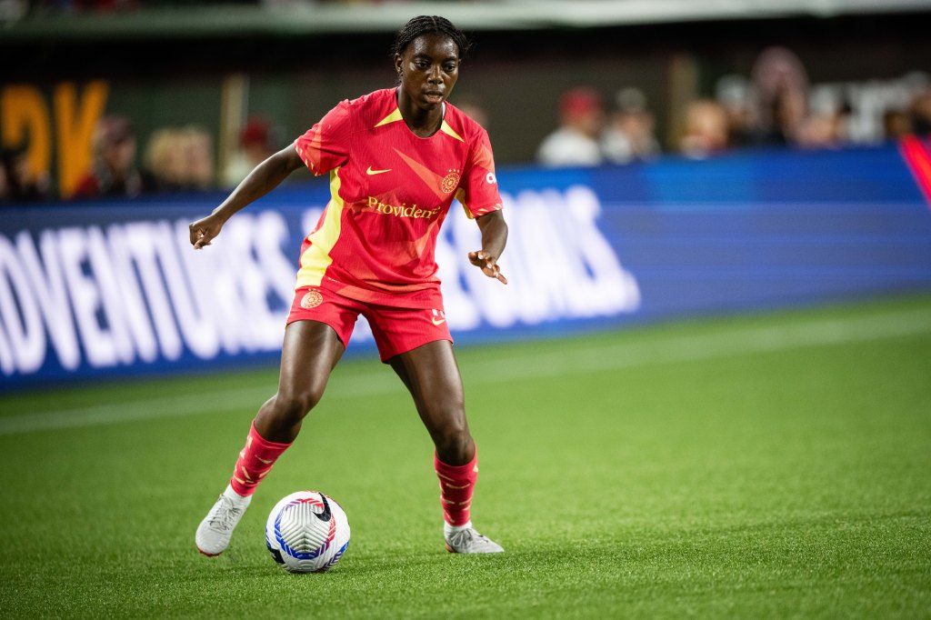 Payne has big dreams she wants achieve with the Torns and Nigeria. Photograph: Provided by Portland Thorns.